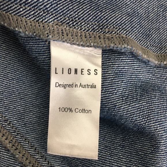 Lioness Rider Denim Jacket Large - Picture 3 of 16
